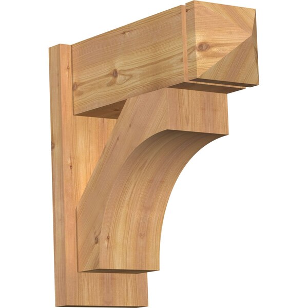 Ekena Millwork Westlake Smooth Arts and Crafts Outlooker, Western Red Cedar, 7 1/2"W x 20"D x 20"H OUT08X20X20WTL03SWR - main